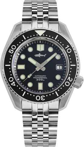 ساعة Heimdallr للرجال للغوص 300 متر مقاومة للماء NH35 أوتوماتيكية ميكانيكية فائقة مضيئة من الكريستال الياقوت ساعة يد رياضية للرجال، 3 وصلات، 5 وصلات in Kuwait