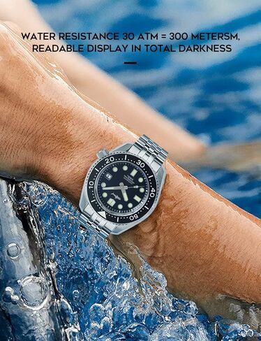 ساعة Heimdallr للرجال للغوص 300 متر مقاومة للماء NH35 أوتوماتيكية ميكانيكية فائقة مضيئة من الكريستال الياقوت ساعة يد رياضية للرجال، 3 وصلات، 5 وصلات in Kuwait