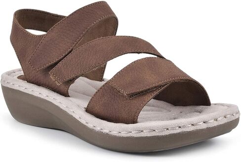 CLIFFS BY WHITE MOUNTAIN Calibre Women's Low Wedge Sandal in Saudi Arabia