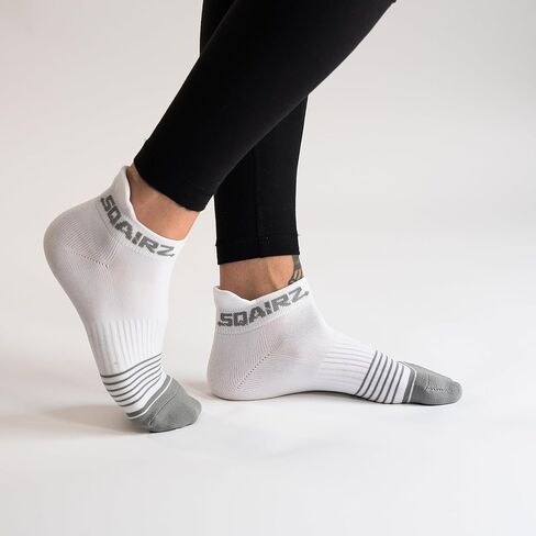 SQAIRZ Socks Golf, Womens Socks, Running Socks, Ankle Socks Women, Womens Ankle Socks, Womens Athletic Socks, Women Socks, Golf Socks Women, Running Socks Women, 3 Pack Includes, Grey, White, Black, in Kuwait