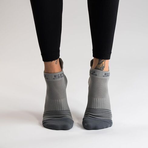 SQAIRZ Socks Golf, Womens Socks, Running Socks, Ankle Socks Women, Womens Ankle Socks, Womens Athletic Socks, Women Socks, Golf Socks Women, Running Socks Women, 3 Pack Includes, Grey, White, Black, in Kuwait