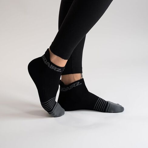 SQAIRZ Socks Golf, Womens Socks, Running Socks, Ankle Socks Women, Womens Ankle Socks, Womens Athletic Socks, Women Socks, Golf Socks Women, Running Socks Women, 3 Pack Includes, Grey, White, Black, in Kuwait