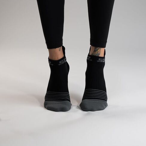 SQAIRZ Socks Golf, Womens Socks, Running Socks, Ankle Socks Women, Womens Ankle Socks, Womens Athletic Socks, Women Socks, Golf Socks Women, Running Socks Women, 3 Pack Includes, Grey, White, Black, in Kuwait