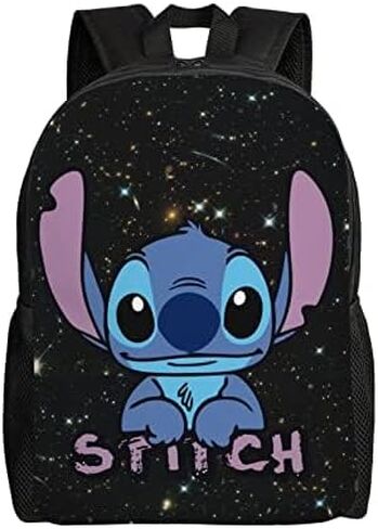 Qshakwia Cartoon Backpack 17 Inch Durable Laptop Backpack Lightweight Travel Backpack Laptop Daypack for Men Women Hiking Travel (Style-02) in Saudi Arabia