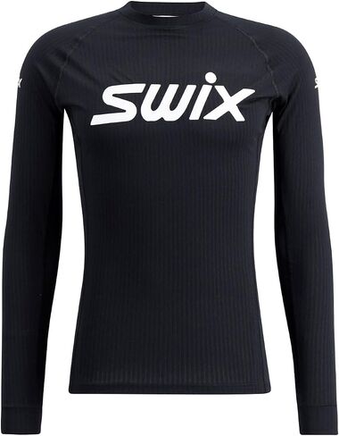 Swix Men's Racex Classic Lightweight Quick-Drying Stretch Slim Fit Long Sleeve Baselayer Top in Saudi Arabia