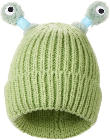 Beanie Hats for Men Women Cartoon Retractable Tentacles Parent-Child Cute Glowing Little Monster Knit Hat in Saudi Arabia
