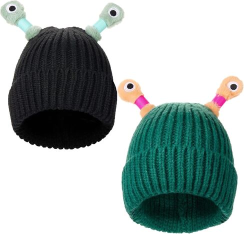Beanie Hats for Men Women Cartoon Retractable Tentacles Parent-Child Cute Glowing Little Monster Knit Hat in Saudi Arabia