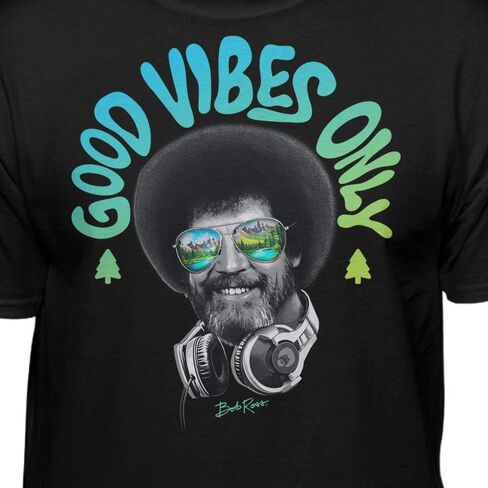 تي شيرت بوب روس لسماعات الرأس Good Vibes Only in Kuwait