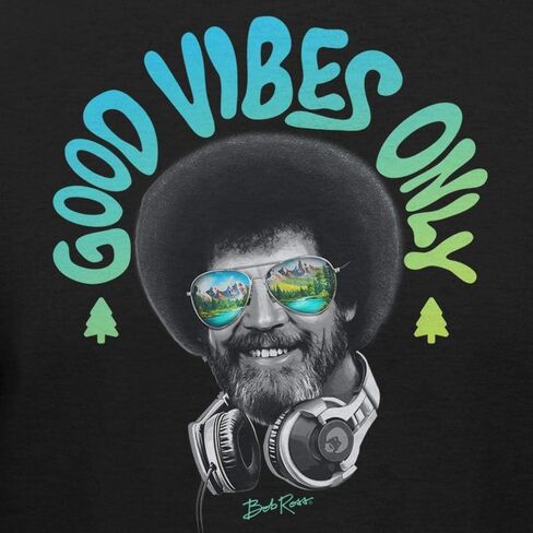 تي شيرت بوب روس لسماعات الرأس Good Vibes Only in Kuwait