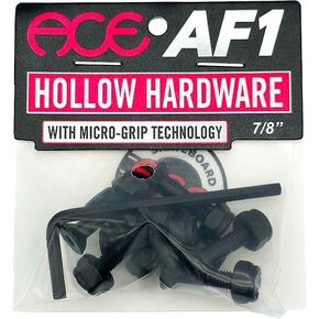ACE 7/8" Allen Hollow W/Grippers Hardware Set BLK
