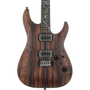 Schecter C-1 Exotic Ebony Electric Guitar - Natural Satin