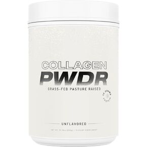 PWDRS Collagen | Promotes Hair, Skin, Nail, Joint, Bone and Ligament Health | Grass Fed & Pasture Raised | All Natural, Zero Sugar (Unflavored)