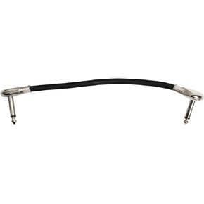 By Gator Cases Backline Series Standard 6-inch Instrument/Patch Cable with 1/4-inch plugs; (GCWB-INS-6INRA)