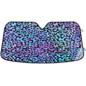 Qilmy Foldable Car Windshield Sun Shade,Funny Cow Visor Protector for Blocks UV Rays and Keep Vehicle Cool -Vehicle Cooler-SUV Truck
