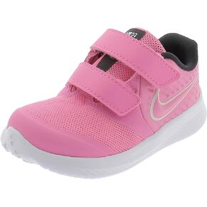 Nike Kids Star Runner 2 (TDV) Sneaker (Pink Glow/Photon Dust-Black, 6) in Saudi Arabia