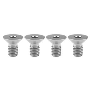 Titanium Ti M5x10 12 15 20 25mm Countersunk Flat Head Hex Socket Cap Screw Bolt Pack of 4 (M5x12mm, Normal Titanium)