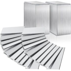 Amyhill Aluminum Sheet Welding Coupon Kit 1/8" Thick 2" x 4" Plain Aluminum Plate for MIG TIG Stick MMA Arc Welding and Brazing Practice for Beginners, Heat Treatable and Corrosion Resistant (20)