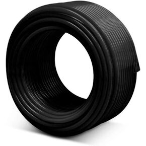 Food Grade 1/4 inch : LLDPE Tubing produced in approved materials and are recommended for food quality applications (Black, 10 Feet)