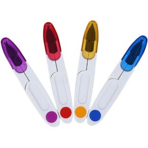 ALL in ONE 4pcs Multipurpose U-type Scissor Yarn Scissor with Protective Cover Sewing Scissors Clothes Thread Embroidery Cross-stitch Craft Clipper Cutter for DIY Craft Tailor