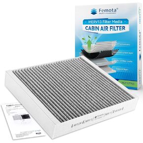 MERV 13 Cabin Air Filter with Activated Carbon, CF10775 for Buick Cascada,Encore,Regal, Cadillac ELR,SRX, Chevrolet Cruze,Sonic,Spark,Trax,Volt