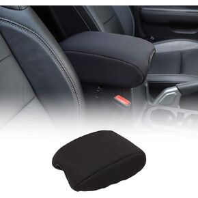 JeCar Center Console Cover Armrest Pad Cover Compatible with Jeep Wrangler 2018-2023 JL JLU Sport Sahara Rubicon & 2020-2023 Gladiator JT, Black