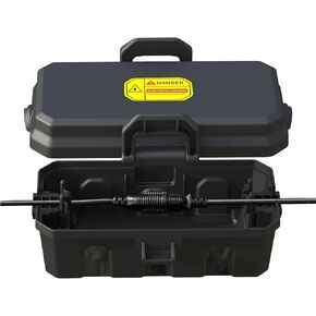 Outdoor Electrical Box (8.46 x 3.7 x 2.95 inches) Outdoor Weatherproof Extension Cord Cover, Waterproof Electrical Connection Box Protect Timers, Extension Cables,Power Strip,Holiday Light Decoration