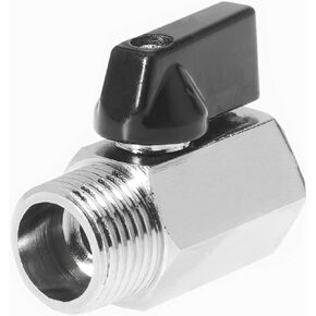 1/2" Mini Ball Valve for RV Water Heater Drain System NPT Male to Female