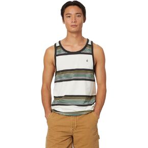 Volcom Men's Knowstone Striped Sleeveless Tank Top