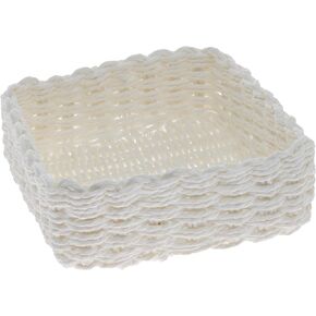 IHR - Cocktail Napkin Holder - White Paper Meshwork NH8090