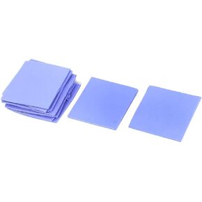 uxcell 10 Pack Thermal Pad, 30x30x1mm Highly Efficient Thermal Conductive Pad, Heat Resistant Silicone Thermal Pads for Laptop Heatsink CPU GPU Cooler