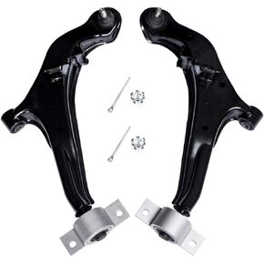 Left Right Front Lower Control Arm and Ball Joint Assembly Compatible With 1999 2000 01 02 03 04 Infiniti I30 I35 Nissan Maxima Driver Passenger Side AUQDD 2PCS K620354 K620355 Professional Suspension