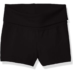 Capezio Big Fold-Over Boyshort-Girls, Black, Large