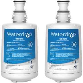 Waterdrop F-201R Water Filter Cartridge, NSF/ANSI 42 Certified, Replacement for F-201R Water Filter Cartridge for Hot Water Dispenser, pack of 2, Model No. WD-W10