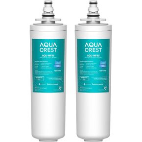 AQUACREST 9601 Water Filter, Model No.AQU-WF55. Replacement for Moen 9601 ChoiceFlo 9600, 9602, 9500, 9501, 9502, Fits F87400, F7400, F87200, 77200, CAF87254, S5500 Series of Moen Faucets (Pack of 2)