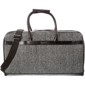 Ted Baker London Andersn Herringbone Holdall Bag, Black