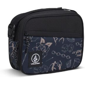 Volcom Men's Sid Licious Lunchkit Black White O/S