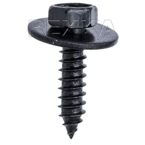 Rexka 30pcs Bumper Cover Tapping Screw Bolt 12442-05207B for Hyundai Kia