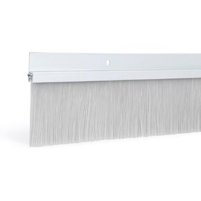 TMH Door Sweep Brush - 2 Inch Brush Door Draft Stopper, Black Door Sweep, Weather Stripping Door Seal - 60 Inches Long