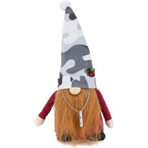 US Army Gnome - Military Gnome Stuffed Plush Shelf Figurine - Military Decor for Army Wives - Farmhouse Kitchen Gnome Decorations for Home & Office - Indoor Gnome Decor (US Army Gnome With Mug)
