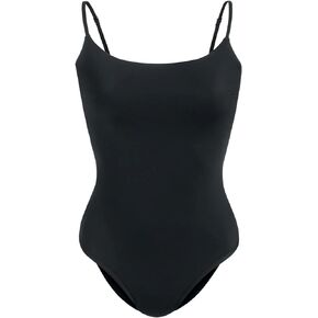Leakproof Classic One Piece Swimsuit, Black, Medium (Bra Sizes 30 A - 44 DD)