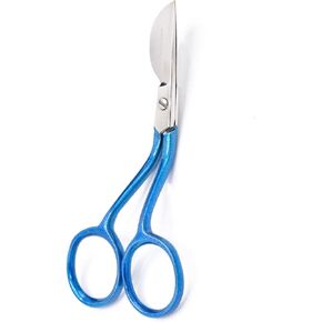 Famore Cutlery True Left Handed Mini Duck Bill Applique Scissors 712MDL, Stainless