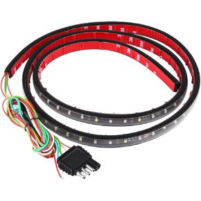 SOCAL-LED 1x 48" LED Tailgate Light Bar Strip Switchback Multi-Function Brake/Signal/Emergency/Tail Light Dual Color Red White