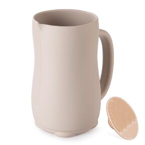 Baby Bath Rinse Cup, Bath Cup for rinsing Hair,The Silicone Material is Soft and Safe, a Good Choice for Baby Bath Products(Grey)