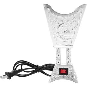 Plug-in Incense Burner Bakhoor Burner Holder Middle Eastern Arab Incense Dish Plug in Incense Burner Tibet Incense Burner Car Electric Incense Burner Decor Household Iron