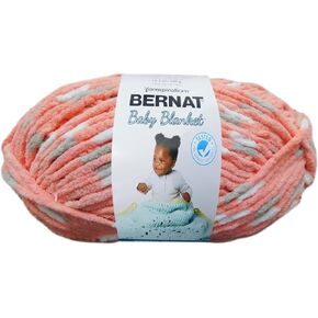 Bernat Baby Blanket Big Ball, Shell Pink Clouds…