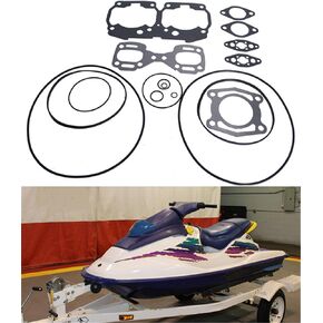 munirater Top End Gasket and O - Ring Kit Replacement for SeaDoo GSX GTX XP 787 800 1996 1997 96 97