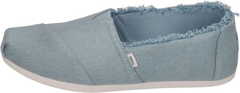 TOMS Women's Espadrille Loafer Flat, Pastel Blue Washed Denim, 9 in Saudi Arabia