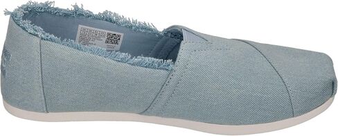 TOMS Women's Espadrille Loafer Flat, Pastel Blue Washed Denim, 9 in Saudi Arabia