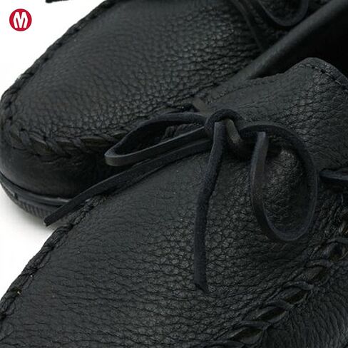 Minnetonka Moosehide Classic Women's Slip On 8 C/D US Black in Saudi Arabia