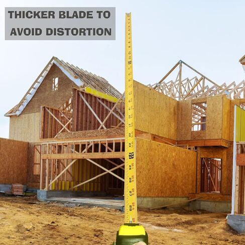 شريط قياس، 6 عبوات شريط قياس كبير قابل للسحب مع كسور 1/8، شريط قياس 10/16/25 قدم (10أقدام و16أقدام و25أقدام، برتقالي، 6) in Kuwait